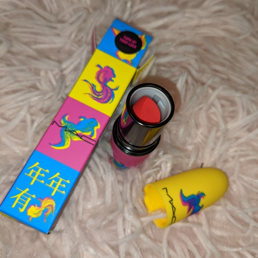 (NEW) MAC Cosmetics Powder Kiss Lipstick- Turn Up Your Luck